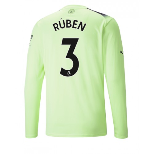 Dres Manchester City Ruben Dias #3 Rezervni 2022-23 Dugi Rukav